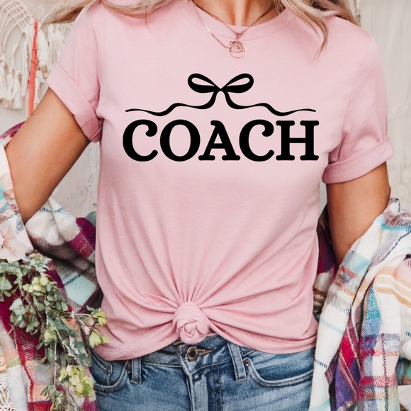 Coach T-shirt Game Day blue, Unisex with old letters XXL-3XL  Cheer sports New - Picture 3 of 11